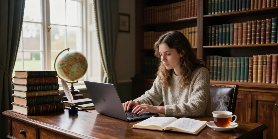 Discover in-depth historical insights at https://tyntescastle.com with Tynte's Castle blog, featuring a cozy library setting.