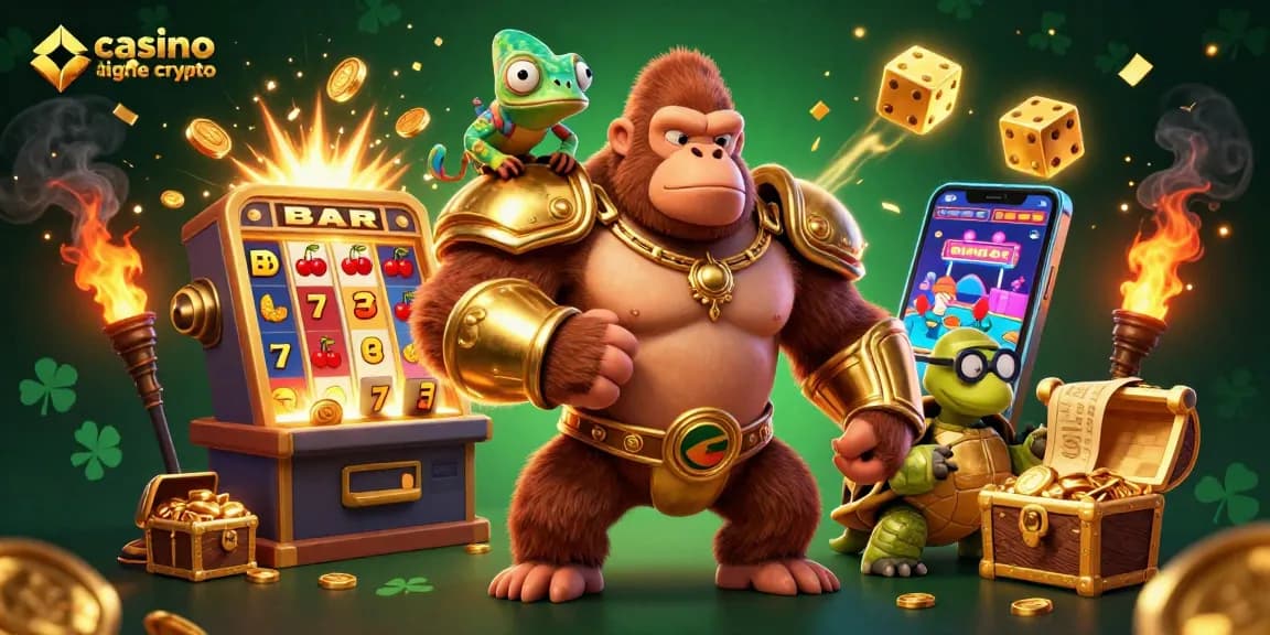 Jouez au casino en ligne crypto avec des personnages colorés et des jackpots éclatants.