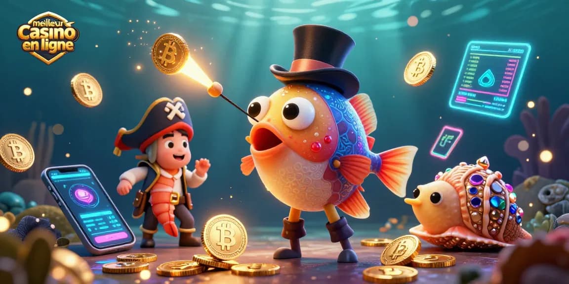 Profitez du meilleur casino en ligne grâce à une illustration captivante d'un monde sous-marin