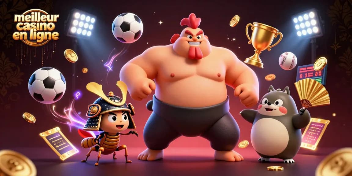 Jouer au meilleur casino en ligne avec des personnages 3D colorés et des éléments de jeu dynamiques.