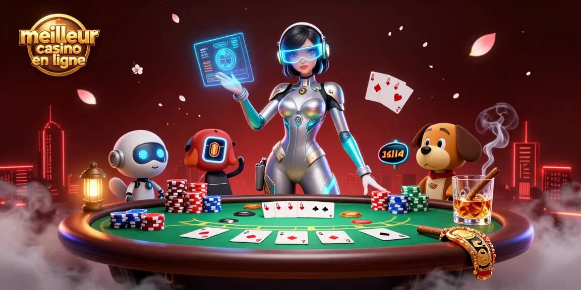 Participez à l'action dynamique du meilleur casino en ligne avec des éléments de casino holographiques immersifs.