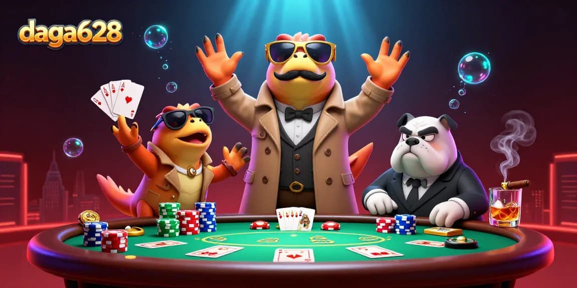 Experience the thrill of daga628 through vibrant cockfighting action in a dynamic virtual casino.