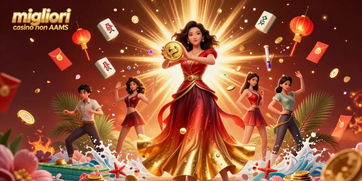 Scopri l'emozione dei migliori casino non AAMS con immagini mozzafiato di una vivace scena di gioco.