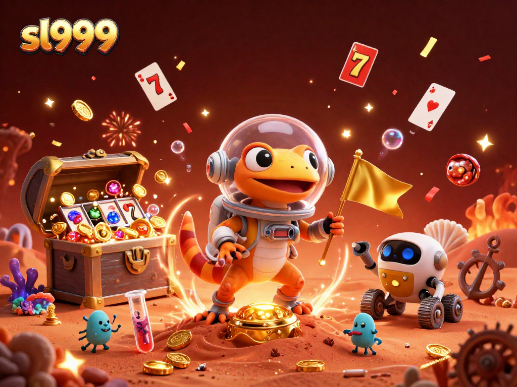 Engage with sl999 in a vibrant Martian casino universe filled with excitement and gold!