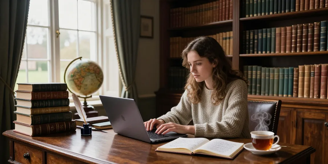 Discover in-depth historical insights at https://tyntescastle.com with Tynte's Castle blog, featuring a cozy library setting.