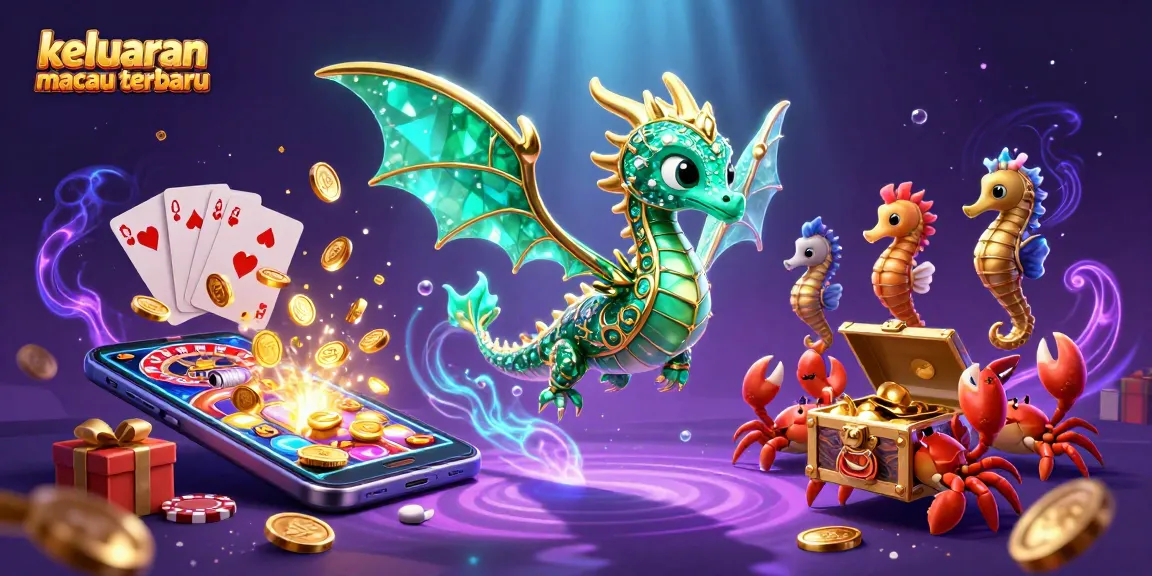 Keluaran macau terbaru: Experience the thrill of this animated underwater casino scene featuring a dragon and immersive gaming elements.