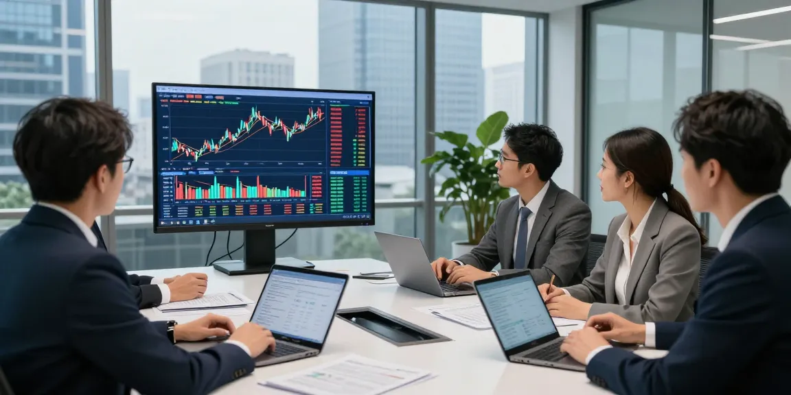 Third Eye Capital team analyzing market trends in a modern office