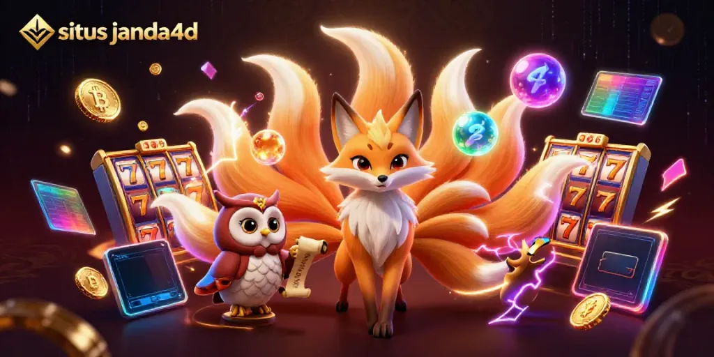 Permainan judi menarik di situs janda4d dengan karakter magis dan simbol slot