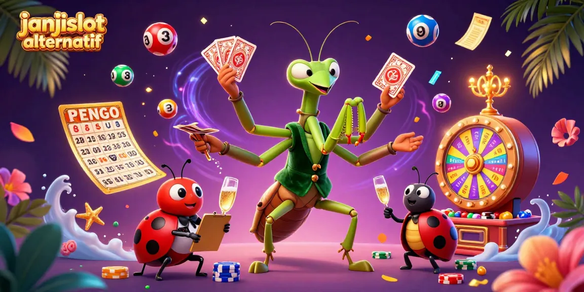 Enjoy janjislot alternatif action with vibrant characters and dynamic gaming elements in a casino setting.
