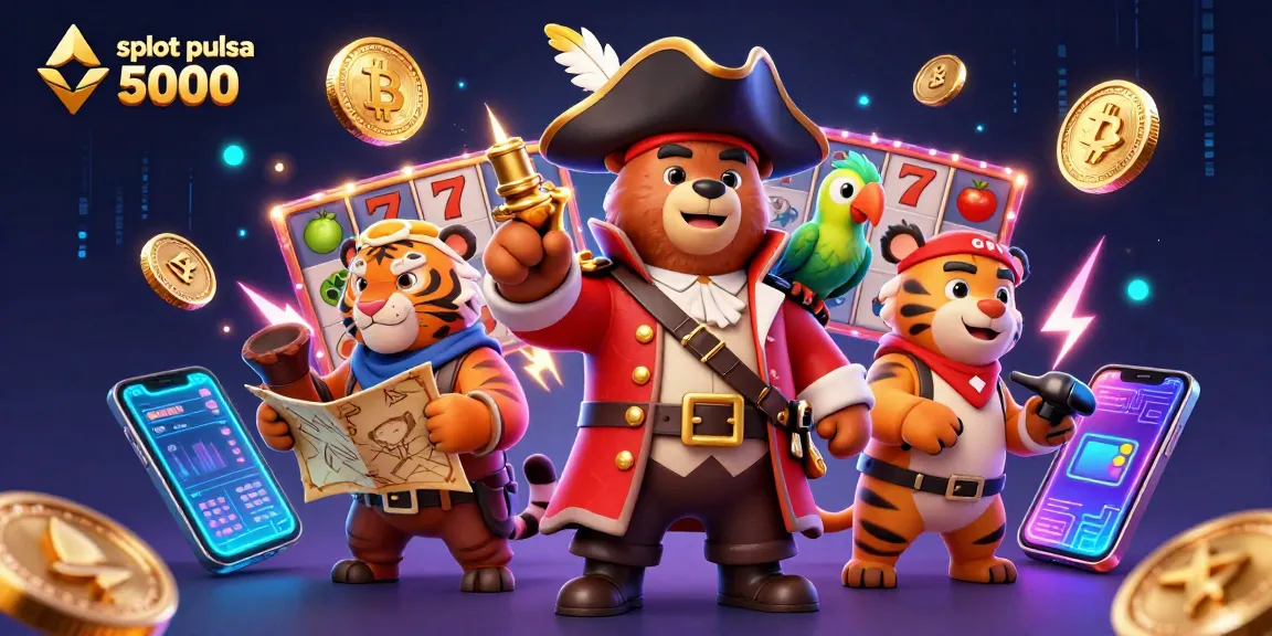 Menangkan permainan slot pulsa 5000 dengan petualangan bersama karakter unik di kasino digital.