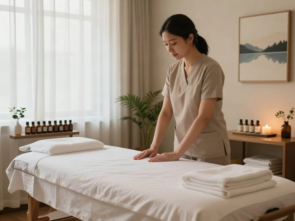 Experience relaxing 시흥출장마사지 therapy in a calming studio with soothing decor.