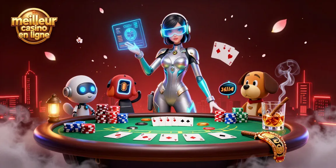 Participez à l'action dynamique du meilleur casino en ligne avec des éléments de casino holographiques immersifs.