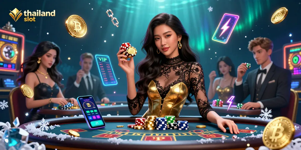 Experience thrilling wins with thailand slot at a stunning baccarat table.