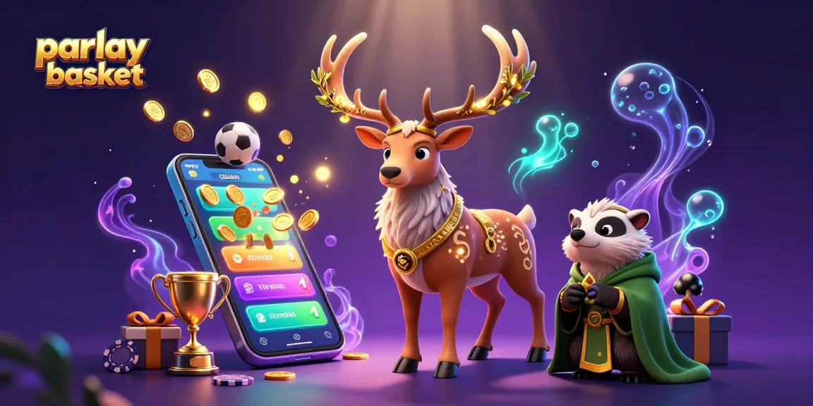 Engage with parlay basket betting opportunities featuring dynamic characters and casino elements