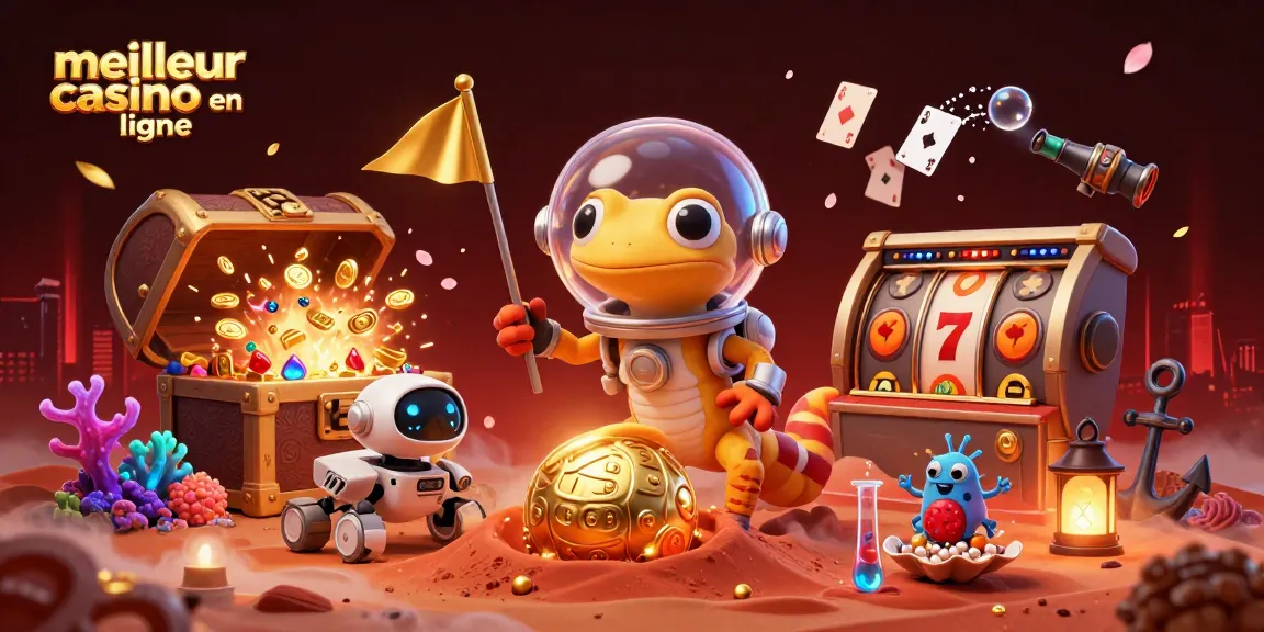 Gagnez avec le meilleur casino en ligne en découvrant des trésors dans un décor de Mars