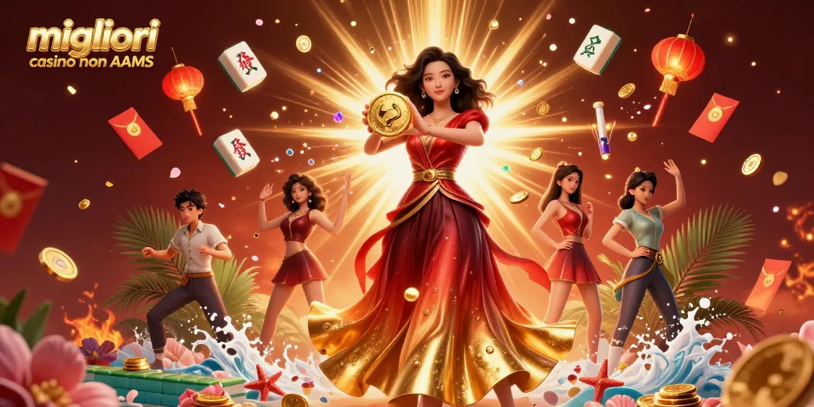 Scopri l'emozione dei migliori casino non AAMS con immagini mozzafiato di una vivace scena di gioco.