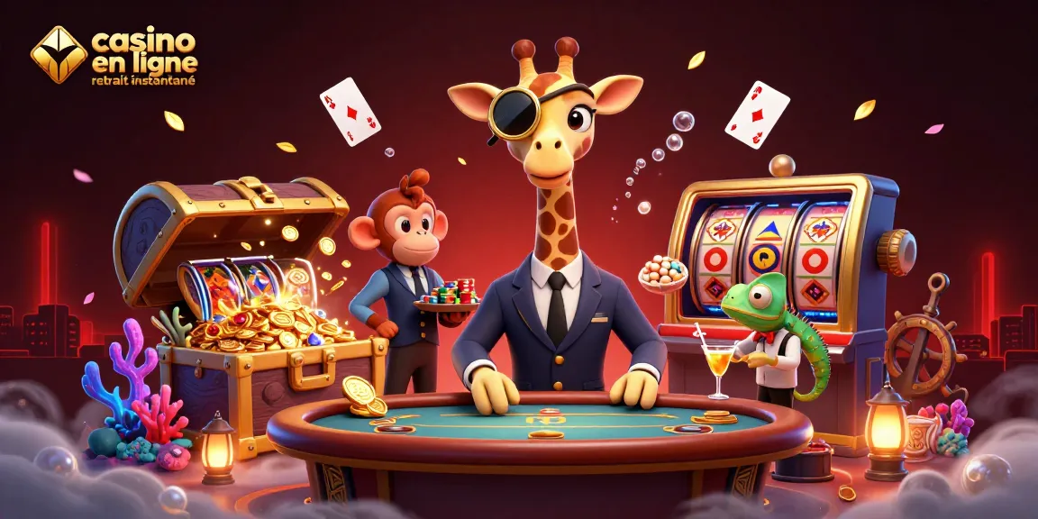 Profitez des gains rapides avec un casino en ligne retrait instantané illustrant la chance et l'exclusivité.