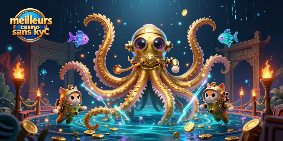 Jouez aux meilleurs casinos sans KYC avec une ambiance mystérieuse et des créatures marines fascinantes.