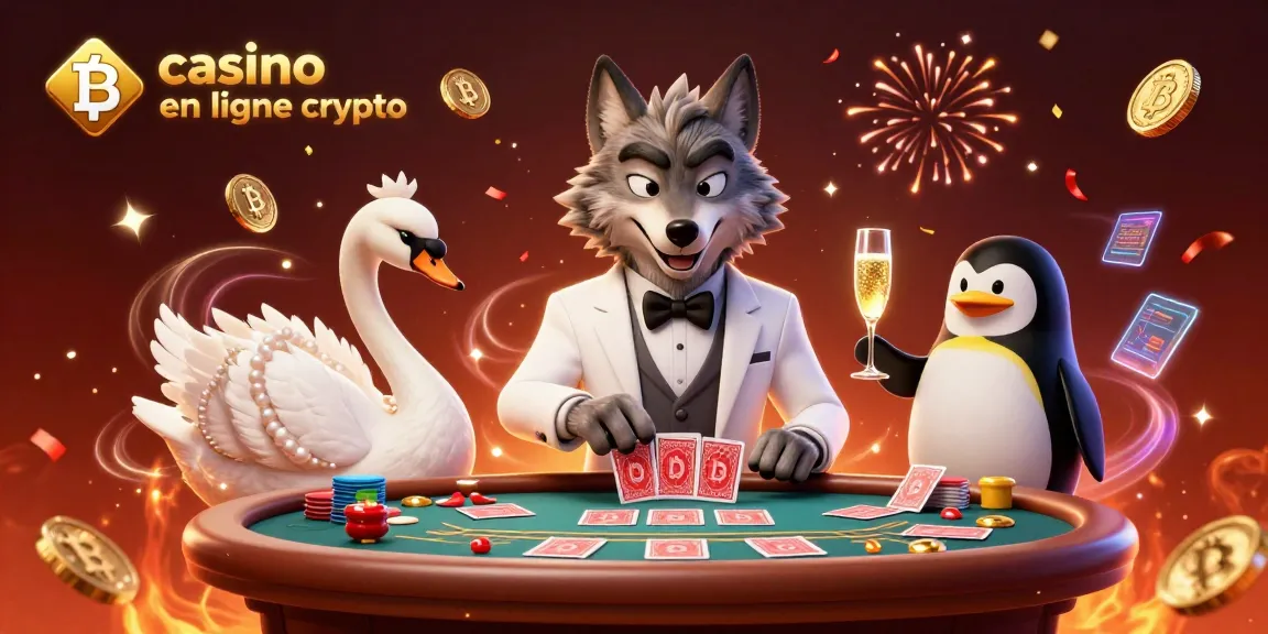 Casino en ligne crypto : Jouez à des jeux de casino dans un univers 3D vibrant avec des personnages captivants.