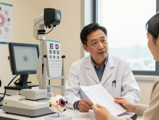 Understanding the def of icl during a patient consultation at SNU Eye Clinic, featuring advanced eye care technology and a welcoming atmosphere.