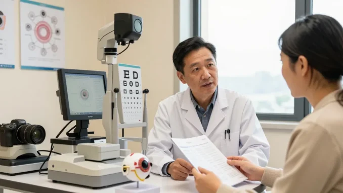 Understanding the def of icl during a patient consultation at SNU Eye Clinic, featuring advanced eye care technology and a welcoming atmosphere.
