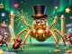 Engage with judi bola terpercaya in this vibrant 3D illustration showcasing bold characters and casino elements.