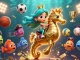 Bet on situs login SBO with a vibrant mermaid scene featuring a seahorse and colorful sports elements.
