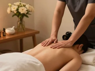 Experience 부천출장마사지 with a calming home massage setup and professional therapist.