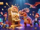 WSLOT888 judi slot online yang menampilkan dinosaurus dan mesin jackpot, menarik perhatian pecinta game.